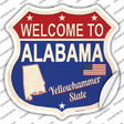 Alabama Established Novelty Highway Shield Sticker Decal