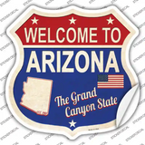 Arizona Established Novelty Highway Shield Sticker Decal