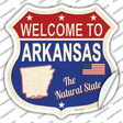 Arkansas Established Novelty Highway Shield Sticker Decal