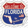 Florida Established Novelty Highway Shield Sticker Decal
