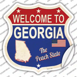 Georgia Established Novelty Highway Shield Sticker Decal