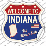 Indiana Established Novelty Highway Shield Sticker Decal