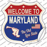 Maryland Established Novelty Highway Shield Sticker Decal