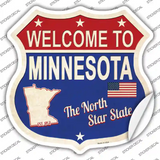 Minnesota Established Novelty Highway Shield Sticker Decal