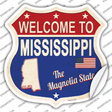 Mississippi Established Novelty Highway Shield Sticker Decal