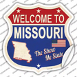 Missouri Established Novelty Highway Shield Sticker Decal