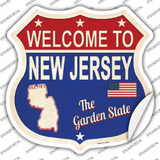 New Jersey Established Novelty Highway Shield Sticker Decal