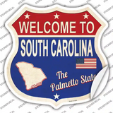 South Carolina Established Novelty Highway Shield Sticker Decal