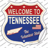 Tennessee Established Novelty Highway Shield Sticker Decal
