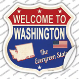 Washington Established Novelty Highway Shield Sticker Decal