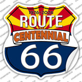 AZ Route 66 Centennial Novelty Highway Shield Sticker Decal HS-698s