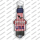 Freedom USA Novelty Spark Plug Sticker Decal