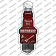 Mechanic Novelty Spark Plug Sticker Decal
