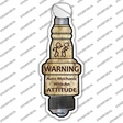 Auto Mechanic Novelty Spark Plug Sticker Decal