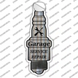 Service Repair Novelty Spark Plug Sticker Decal