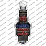 Classic Garage Novelty Spark Plug Sticker Decal