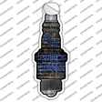 Auto Parts Novelty Spark Plug Sticker Decal