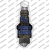Auto Parts Novelty Spark Plug Sticker Decal