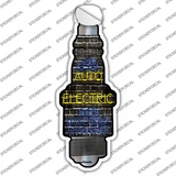 Auto Electric Novelty Spark Plug Sticker Decal