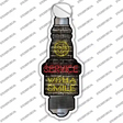 Service With A Smile Novelty Spark Plug Sticker Decal