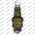 Engine Inspection Novelty Spark Plug Sticker Decal