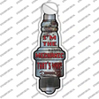 Im The Mechanic Novelty Spark Plug Sticker Decal