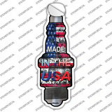 Made In The USA Novelty Spark Plug Sticker Decal