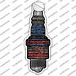 Car Wash and Service Novelty Spark Plug Sticker Decal
