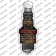 At Your Service Novelty Spark Plug Sticker Decal