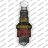 Motorcycle Restoration Novelty Spark Plug Sticker Decal