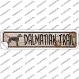 Dalmatian Trail Novelty Narrow Sticker Decal