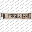 Eurasier Trail Novelty Narrow Sticker Decal