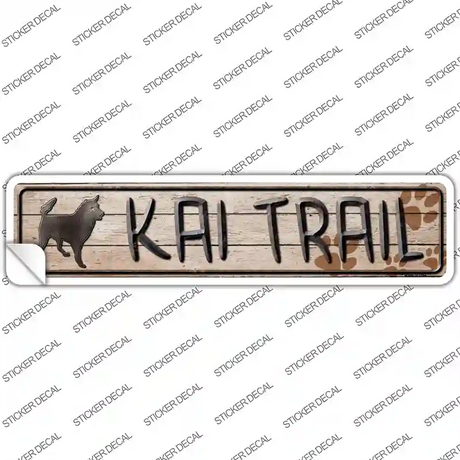 Kai Trail Novelty Narrow Sticker Decal