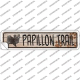 Papillon Trail Novelty Narrow Sticker Decal