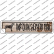 Anatolian Shepherd Trail Novelty Narrow Sticker Decal