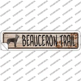 Beauceron Trail Novelty Narrow Sticker Decal