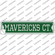 Mavericks Ct Novelty Narrow Sticker Decal