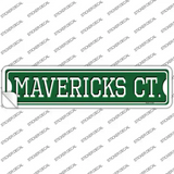 Mavericks Ct Novelty Narrow Sticker Decal