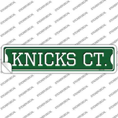 Knicks Ct Novelty Narrow Sticker Decal