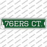 76ers Ct Novelty Narrow Sticker Decal