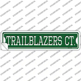 Trailblazers Ct Novelty Narrow Sticker Decal