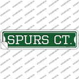 Spurs Ct Novelty Narrow Sticker Decal