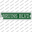 Bruins Blvd Novelty Narrow Sticker Decal