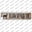Belgian Shepherd Trail Novelty Narrow Sticker Decal