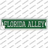 Florida Alley Novelty Narrow Sticker Decal