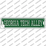 Georgia Tech Alley Novelty Narrow Sticker Decal