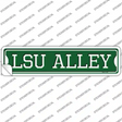 LSU Alley Novelty Narrow Sticker Decal
