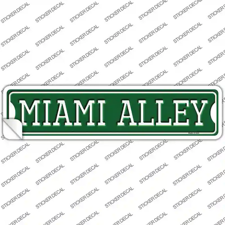 Miami Alley Novelty Narrow Sticker Decal