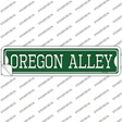 Oregon Alley Novelty Narrow Sticker Decal