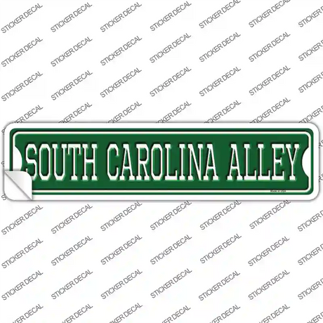South Carolina Alley Novelty Narrow Sticker Decal